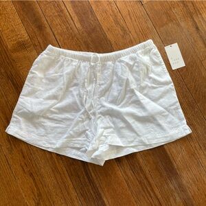 a new day White Linen Shorts